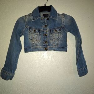 Ralph Lauren Girls S/7 Cropped Denim Jacket